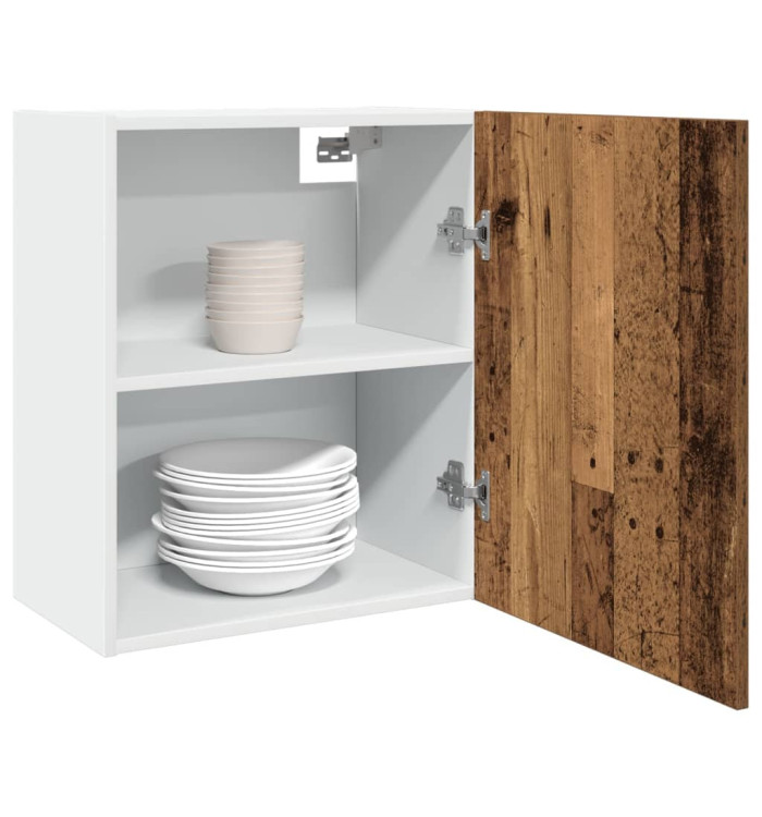 Armoires suspendue "Lyon"s 2 pcs vieux bois 50x31x60cm | Mobilier & Déco