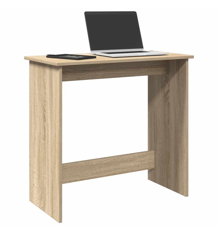 Bureau Chêne Sonoma 80x40x75 cm Aggloméré | Mobilier & Déco