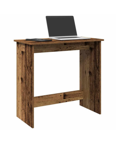 Bureau style vieux bois 80x40x75 cm bois d'ingénierie | Mobilier & Déco
