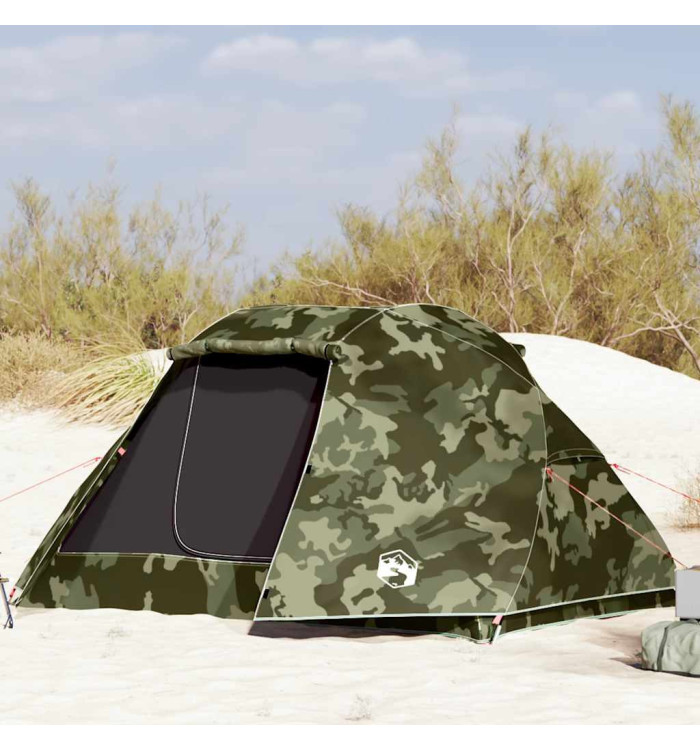 Tente de pêche 5 personnes camouflage imperméable | Mobilier & Déco