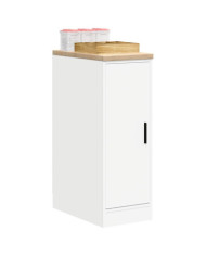 Armoire de rangement de garage blanc 30x51x85 cm bois de pin | Mobilier & Déco