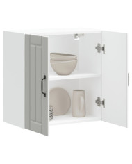 Armoire murale de cuisine Lucca blanc bois d'ingénierie | Mobilier & Déco