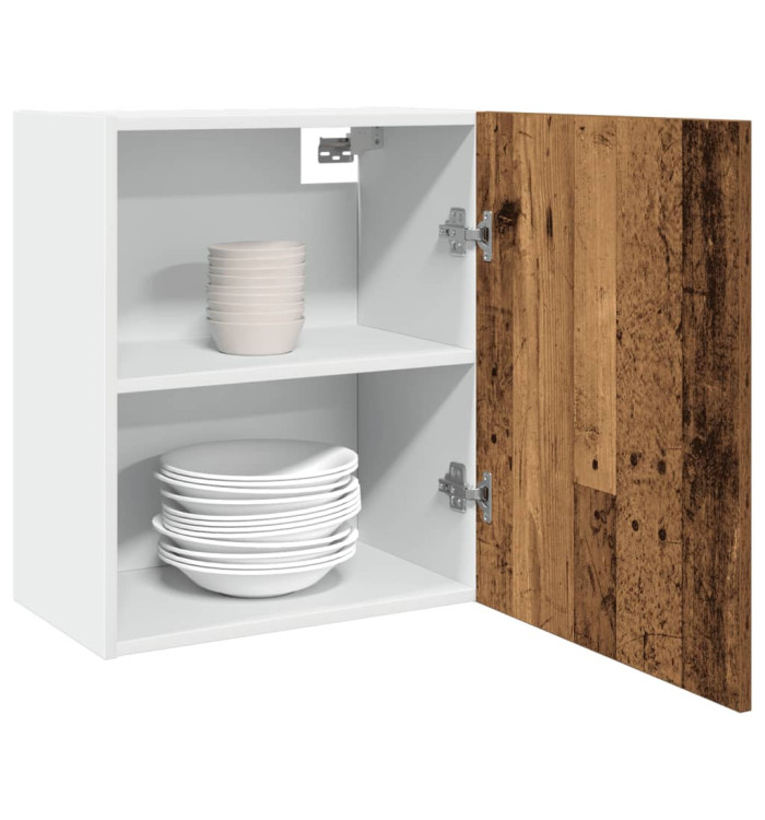 Armoire suspendue "Lyon" vieux bois 50x31x60 cm | Mobilier & Déco