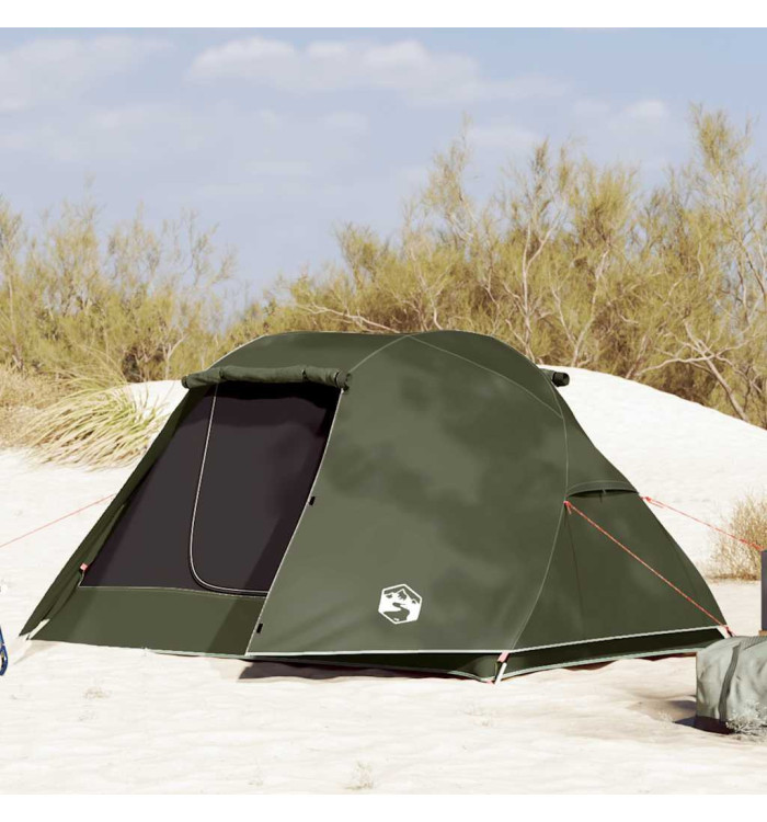 Tente de pêche 3 personnes vert olive imperméable | Mobilier & Déco