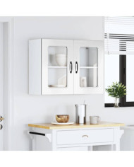Armoire murale de cuisine avec porte en verre Kalmar | Mobilier & Déco