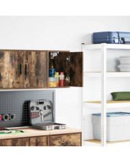 Armoire murale de garage chêne fumé bois d'ingénierie | Mobilier & Déco