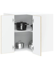 Armoire d'angle murale de cuisine Lucca chêne sonoma | Mobilier & Déco