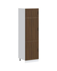 Armoire de cuisine Lucca chêne marron bois d'ingénierie | Mobilier & Déco