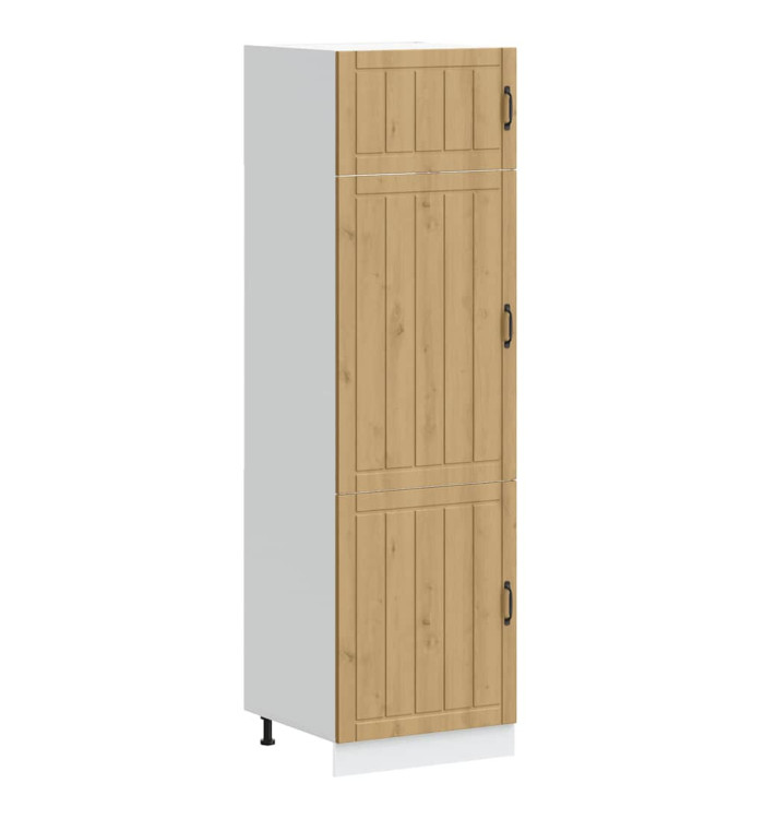 Armoire de cuisine Lucca chêne artisanal bois d'ingénierie | Mobilier & Déco