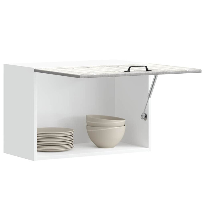 Armoire murale de cuisine Lucca sonoma gris bois ingénierie | Mobilier & Déco