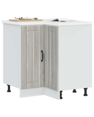 Armoire d'angle de cuisine Lucca sonoma gris bois d'ingénierie | Mobilier & Déco