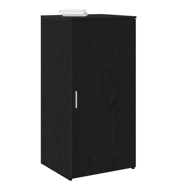 Armoire de rangement noir 50x45x103,5 cm bois d'ingénierie | Mobilier & Déco