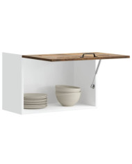 Armoire murale de cuisine Kalmar chêne fumé bois d'ingénierie | Mobilier & Déco