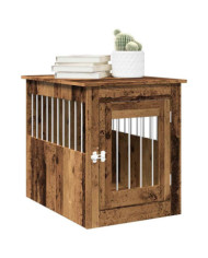 Meuble de cage chiens vieux bois 55x75x65 cm bois d'ingénierie | Mobilier & Déco