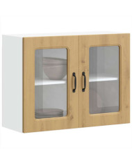 Armoire murale de cuisine avec porte en verre Kalmar | Mobilier & Déco