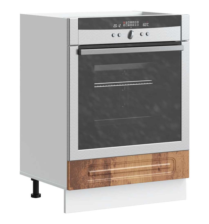 Armoire à four Kalmar vieux bois bois d'ingénierie | Mobilier & Déco