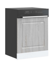 Panneau de lave-vaisselle Kalmar sonoma gris 60x1,5x67 cm | Mobilier & Déco