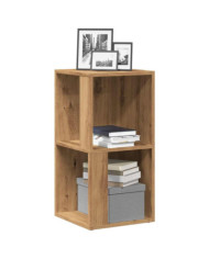 Armoire d'angle chêne artisanal 33x33x67 cm bois d'ingénierie | Mobilier & Déco