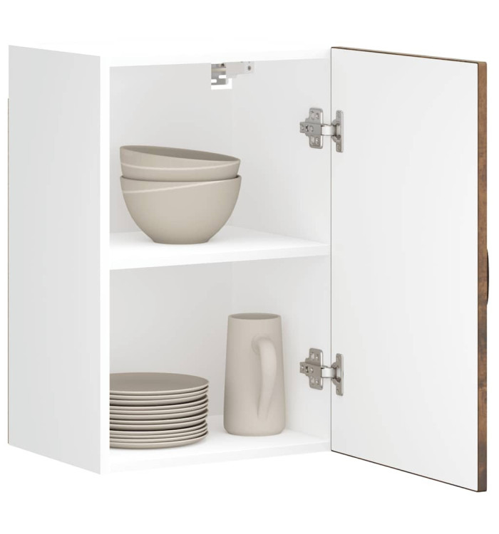 Armoire murale de cuisine Kalmar chêne fumé bois d'ingénierie | Mobilier & Déco