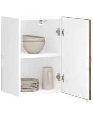 Armoire murale de cuisine Kalmar chêne fumé bois d'ingénierie | Mobilier & Déco