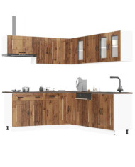 Ensemble d'armoires de cuisine 11 pcs Kalmar bois d'ingénierie | Mobilier & Déco