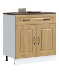 Armoire de cuisine Kalmar chêne artisanal bois d'ingénierie | Mobilier & Déco