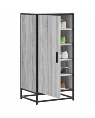 Étagère à chaussures sonoma gris 48x38x97,5 cm bois ingénierie | Mobilier & Déco
