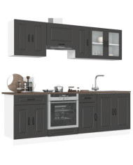 Ensemble d'armoires de cuisine 8 pcs Kalmar bois d'ingénierie | Mobilier & Déco