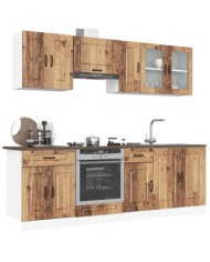 Ensemble d'armoires de cuisine 8 pcs Kalmar bois d'ingénierie | Mobilier & Déco