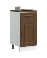 Armoire de cuisine Kalmar chêne marron bois d'ingénierie | Mobilier & Déco