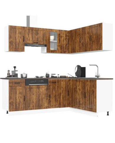 Ensemble d'armoires de cuisine 11 pcs Kalmar bois d'ingénierie | Mobilier & Déco