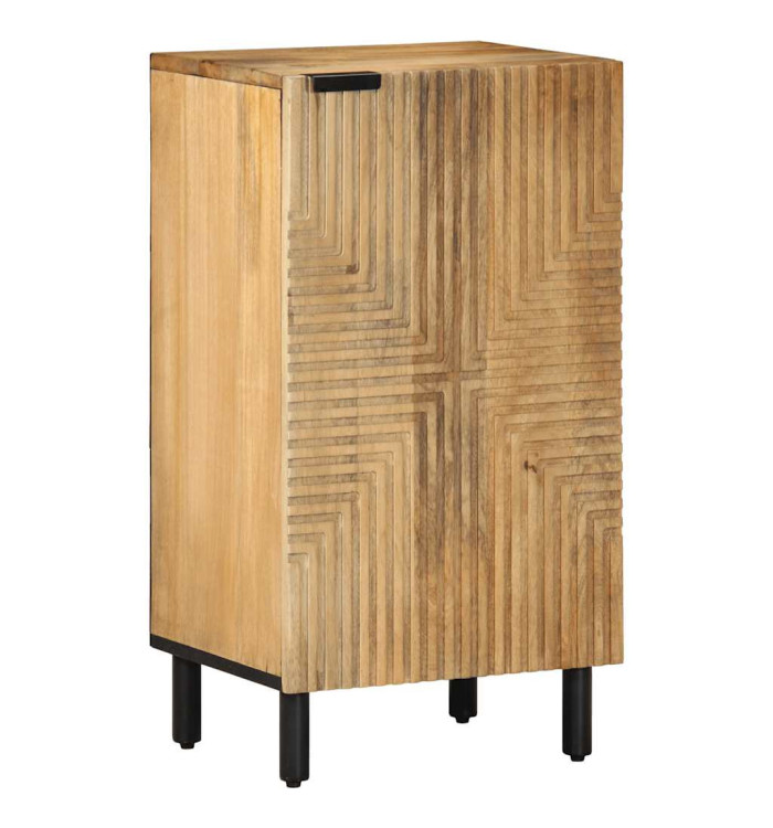 Buffet marron 40x33x75 cm bois massif de manguier | Mobilier & Déco