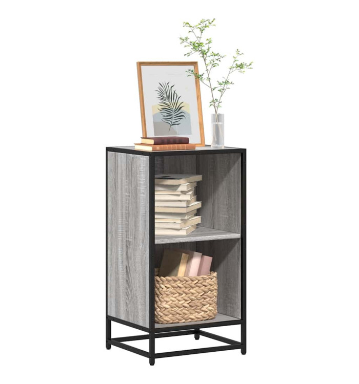 Bibliothèque sonoma gris 40x35x76 cm bois d'ingénierie | Mobilier & Déco