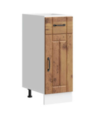 Armoire de cuisine Lucca vieux bois bois ingénierie | Mobilier & Déco