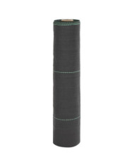 Membrane anti-mauvaises herbes noir 0,5x100 m PP | Mobilier & Déco