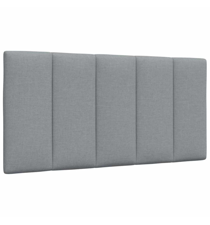 Coussin de tête de lit gris clair 100 cm tissu | Mobilier & Déco