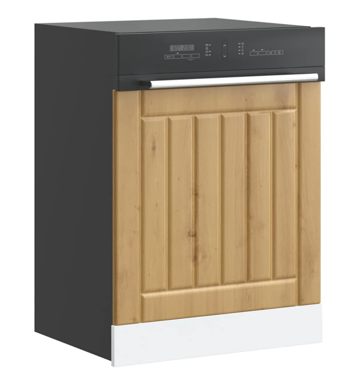 Panneau de lave-vaisselle Lucca chêne artisanal bois ingénierie | Mobilier & Déco