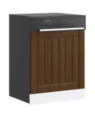 Panneau de lave-vaisselle Lucca chêne marron bois d'ingénierie | Mobilier & Déco