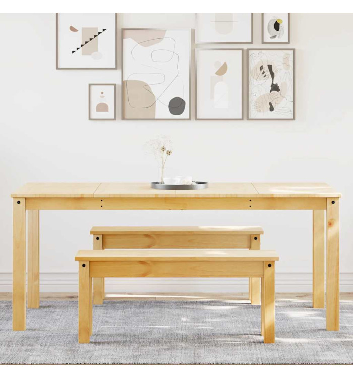 Ensemble à manger Panama 3 pcs bois de pin massif | Mobilier & Déco