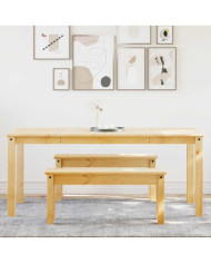 Ensemble à manger Panama 3 pcs bois de pin massif | Mobilier & Déco