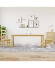 Ensemble à manger Panama 3 pcs bois de pin massif | Mobilier & Déco