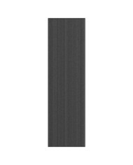 Paillasson noir et gris à rayures 115x400 cm | Mobilier & Déco