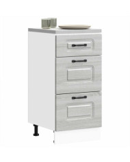 Armoire de cuisine Kalmar sonoma gris bois d'ingénierie | Mobilier & Déco