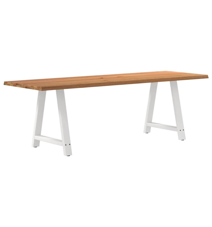 Table à manger et bord naturel bois massif chêne rectangulaire | Mobilier & Déco