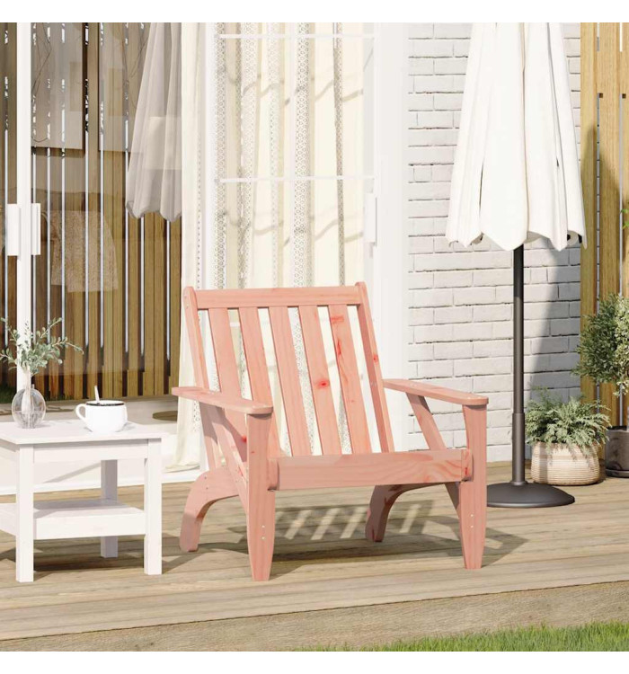 Chaise de jardin adirondack 75x77x77 cm bois massif de douglas | Mobilier & Déco