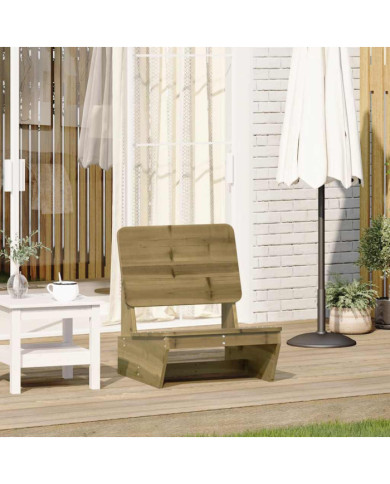Chaise de jardin 60x64x70,5 cm bois de pin imprégné | Mobilier & Déco