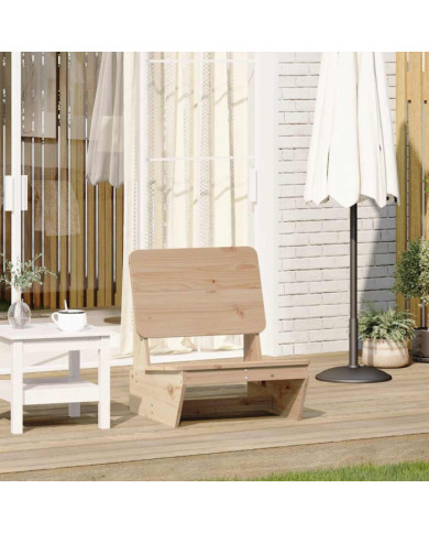 Chaise de jardin 60x64x70,5 cm bois de pin massif | Mobilier & Déco