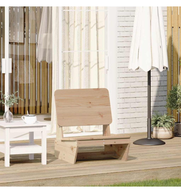 Chaise de jardin 60x64x70,5 cm bois de pin massif | Mobilier & Déco