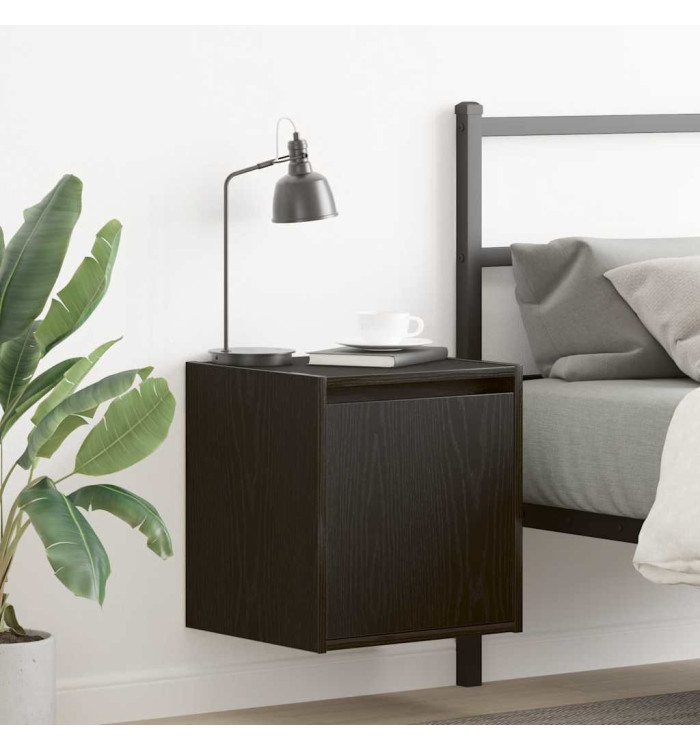 Tables de chevet murales 2 pcs noir 38x34x40 cm | Mobilier & Déco