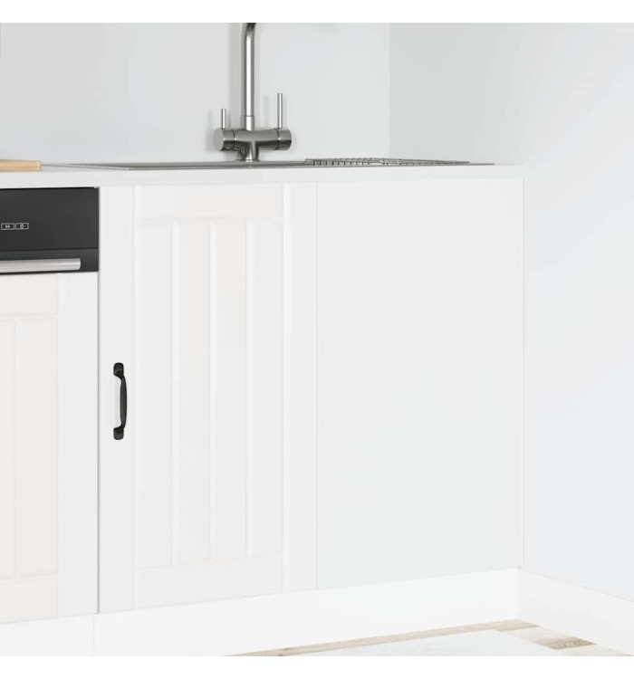Meuble de base de lavabo Lucca blanc bois d'ingénierie | Mobilier & Déco